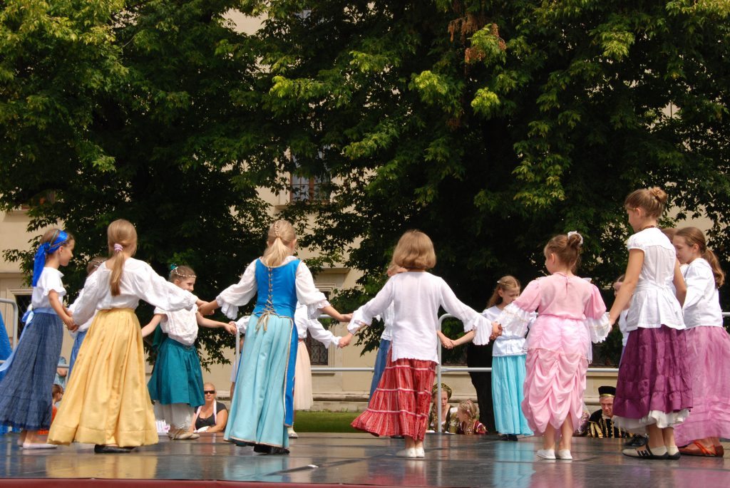 family folk dance night